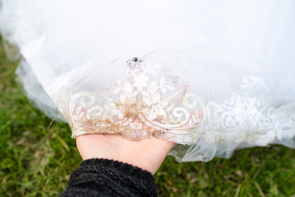 wedding dress cleaning tips