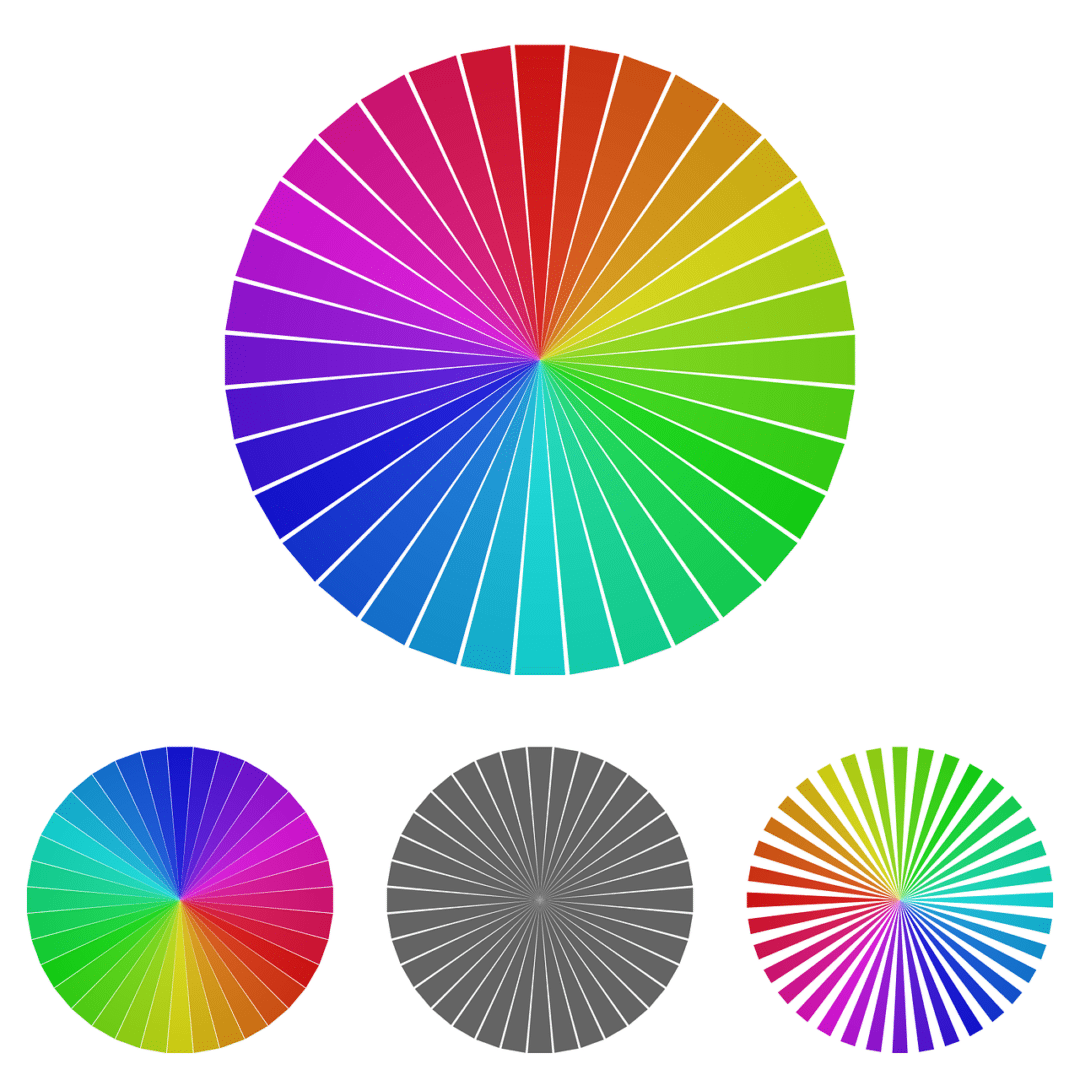 NYC Charter Yacht Wedding Color Wheel